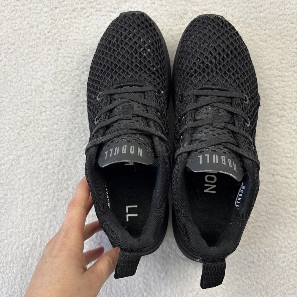 NOBULL Mesh Runner Womens Shoes 6.5 Black Athletic Training Running Lightweight - Picture 5 of 10